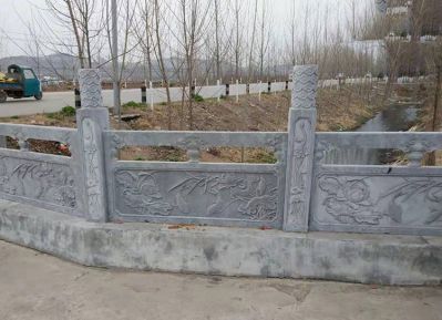 村庄河道围栏青石栏杆雕塑