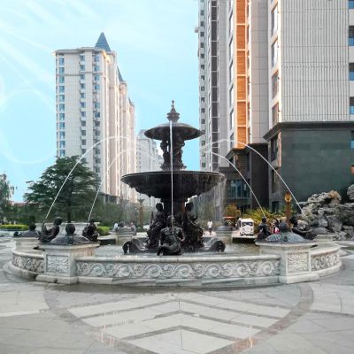 城市广场欧式水景喷泉景观雕塑