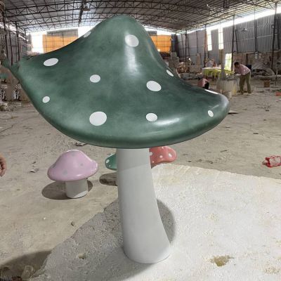 园林户外玻璃钢蘑菇雕塑