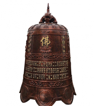 玻璃钢仿铜佛钟，吊钟
