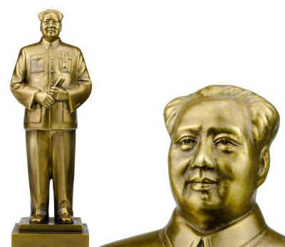 校园铜雕世界伟大领袖毛泽东雕塑