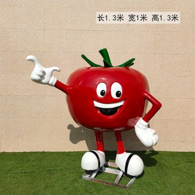 西红柿卡通雕塑