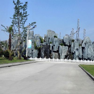 景区公园大型塑石假山水池景观雕塑