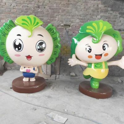 幼儿园摆放玻璃钢卡通主题人物宣传公仔