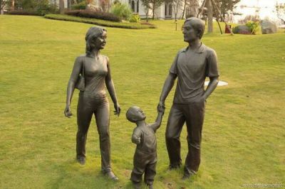 人物雕塑-别墅公园户外玻璃钢雕塑纯铜动体育人物