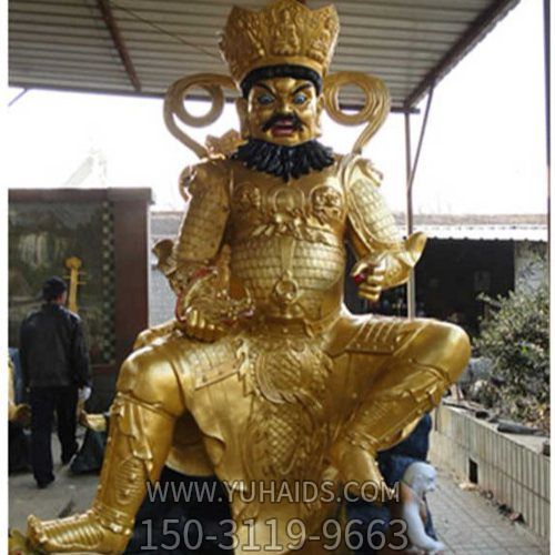 铜雕寺庙大型四大天王雕塑