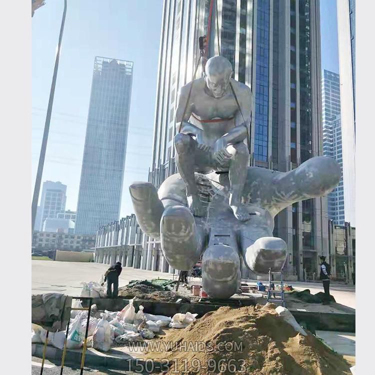户外大型不锈钢定制 城市广场雕塑