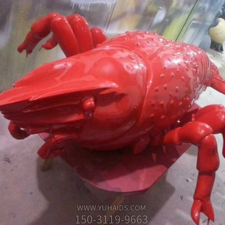 饭店酒店门口大型装饰品小龙虾雕塑