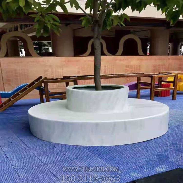 幼儿园玻璃钢休闲椅树池雕塑