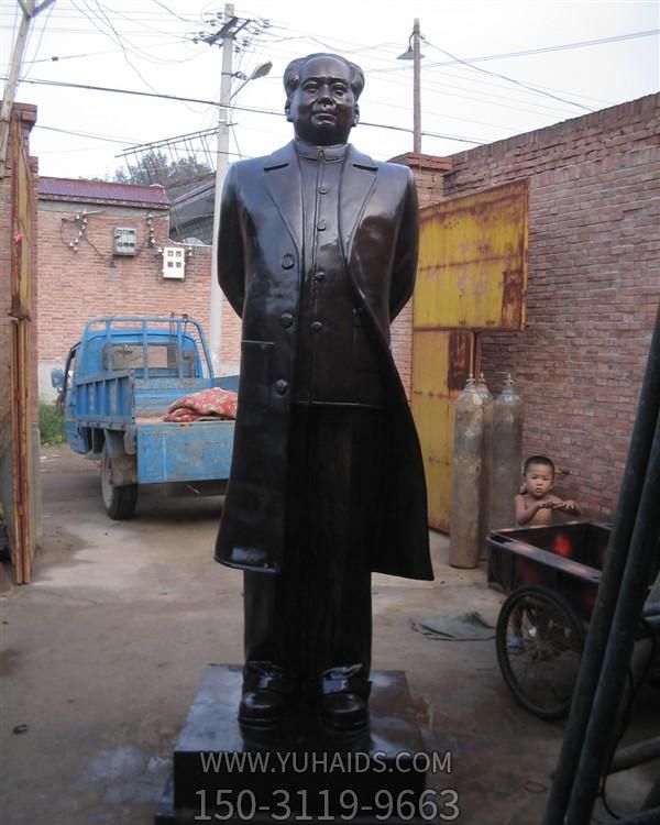 企业铜雕伟人毛泽东雕塑