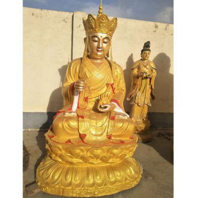 寺庙供奉佛像地藏王雕塑