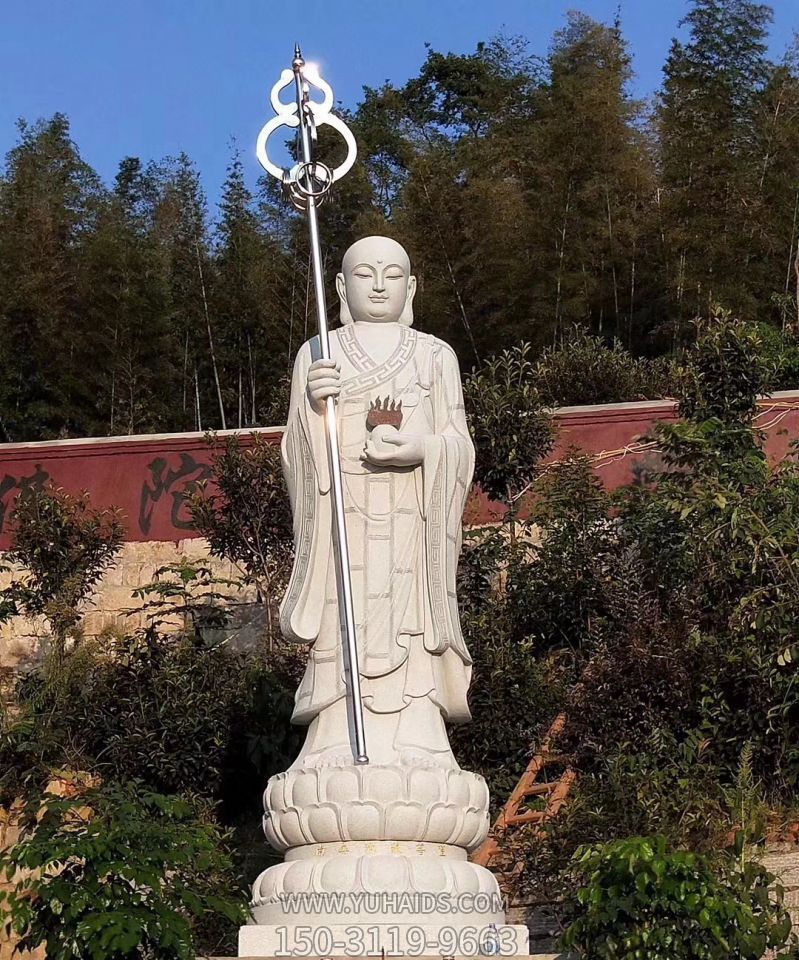 佛像石雕户外摆件广场景观地藏王雕塑