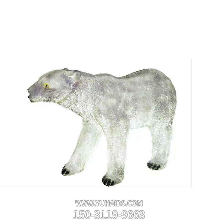 公园照明动物景观北极熊雕塑