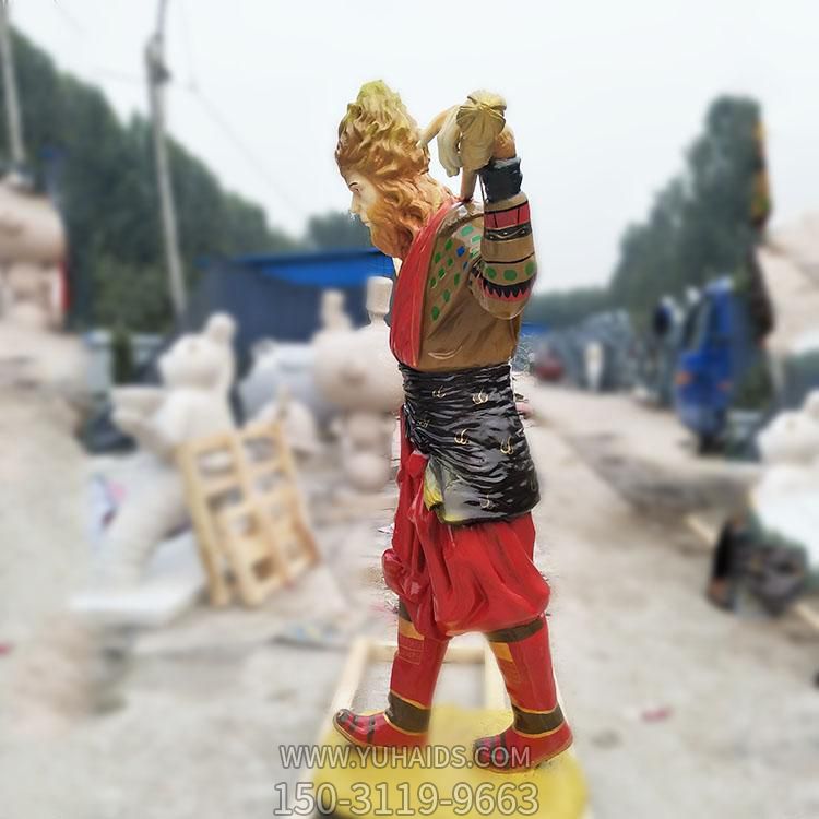 玻璃钢卡通户外景观西游记人物景观孙悟空雕塑