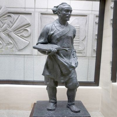 中国古代发明家毕昇雕塑