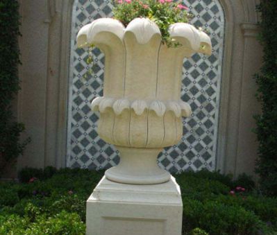 别墅景观欧式花钵石雕花盆雕塑
