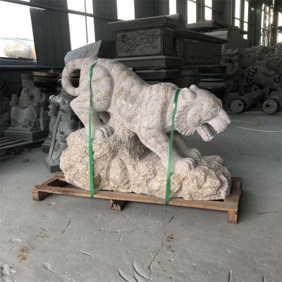 大理石石雕户外企业门口狮子雕塑摆件