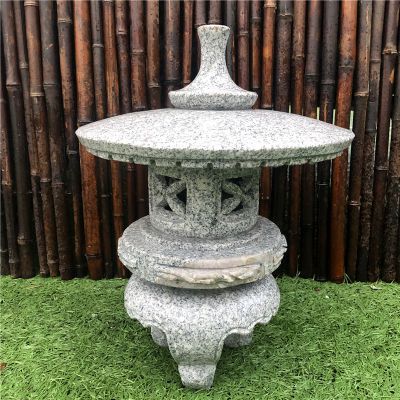 砂石石雕户外庭院石灯雕塑