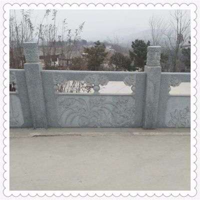 景区装饰青石雕刻仿古防护栏