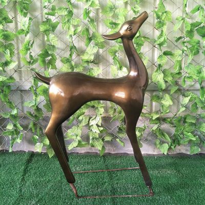 玻璃钢抽象艺术造型鹿雕塑