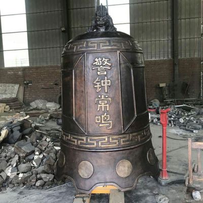 教堂道观青铜铸造仿古铜钟摆件