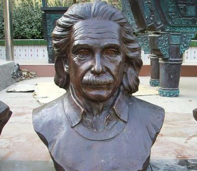 胸像校园名人铜雕爱因斯坦雕塑