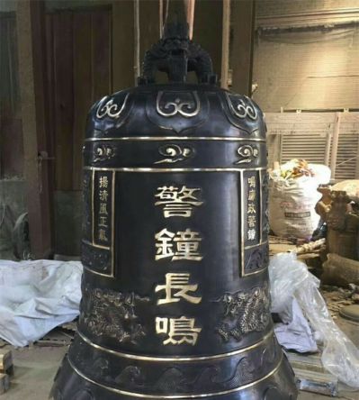 寺庙大型铜钟摆件