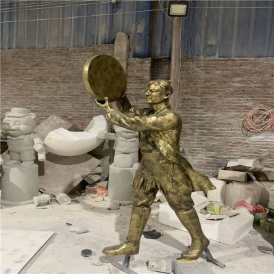 民俗人物雕塑小品 公园玻璃钢跳广场舞人物雕塑