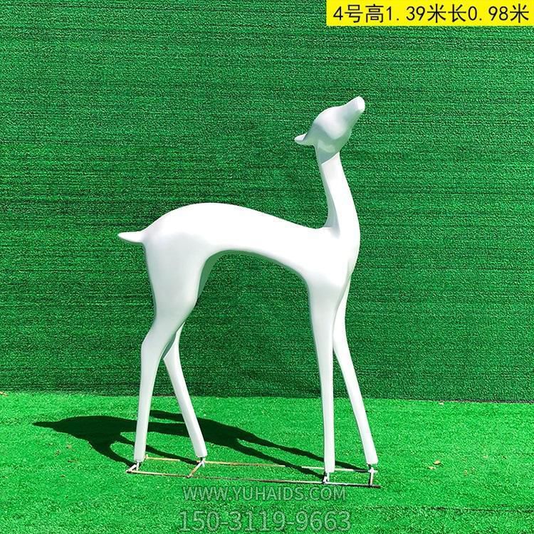 艺术造型鹿雕塑玻璃钢抽象鹿