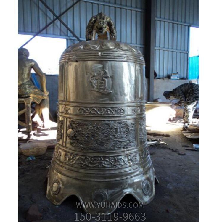寺庙大型铜雕祈福铜钟雕塑