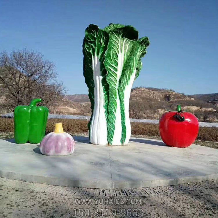 户外广场玻璃钢仿真蔬菜景观雕塑