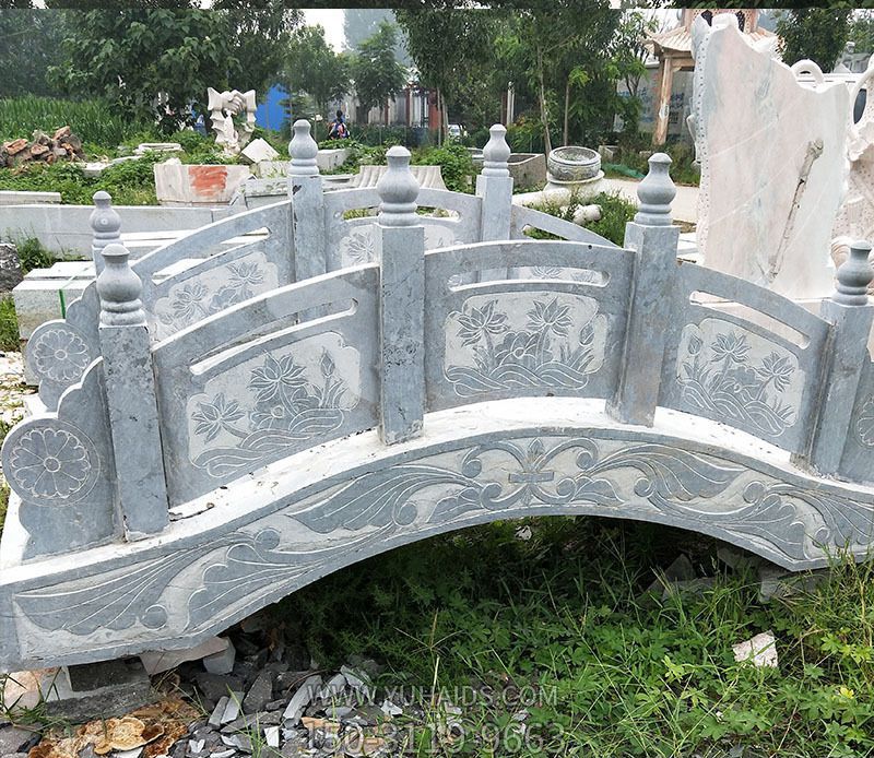 庭园园林仿古石拱桥景观石雕雕塑