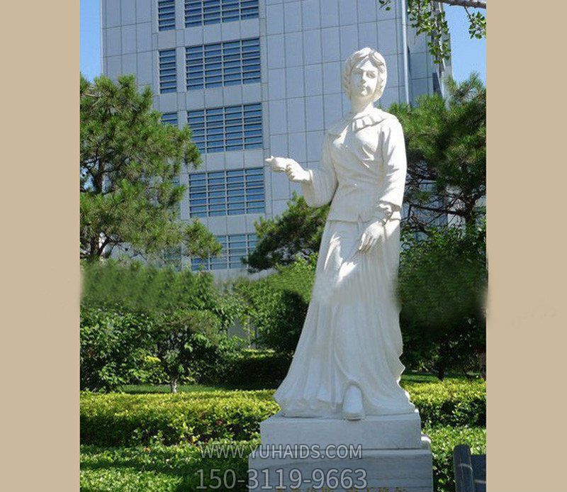 校园铜雕名人护理学家提灯天使弗洛伦斯·南丁格尔雕塑