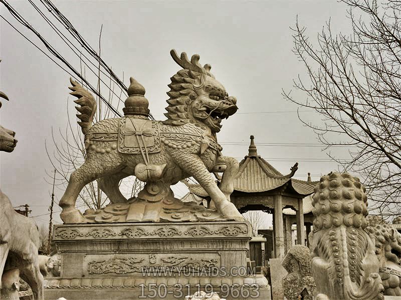 石雕庭院广场大型户外动物景观神兽貔貅雕塑