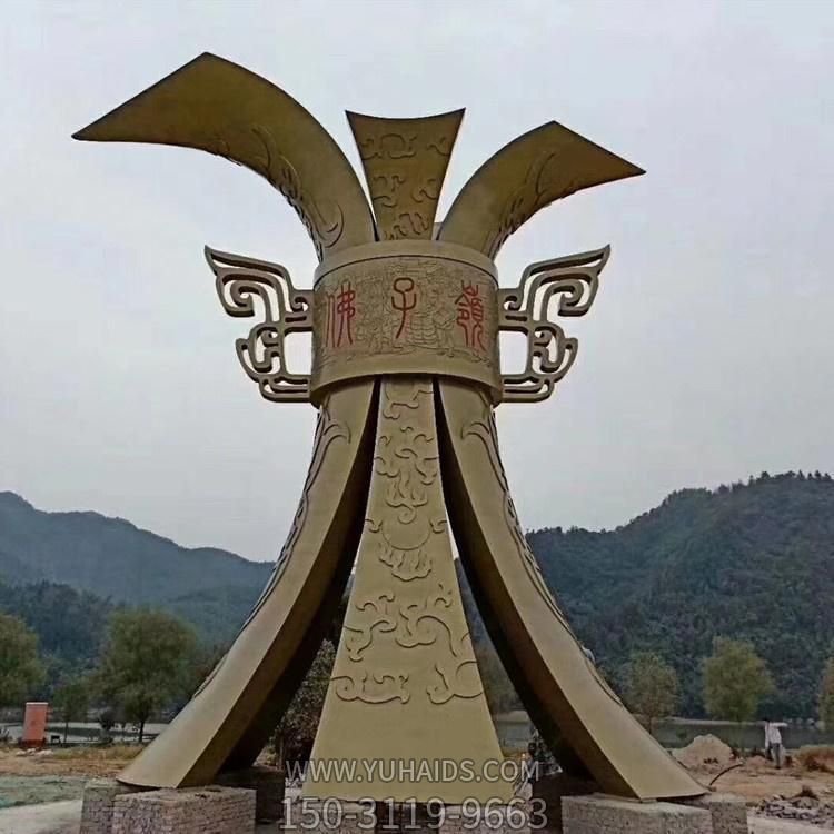 大型不锈钢户外广场景观摆件雕塑