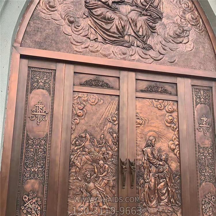 别墅庭院段铜浮雕壁画雕塑