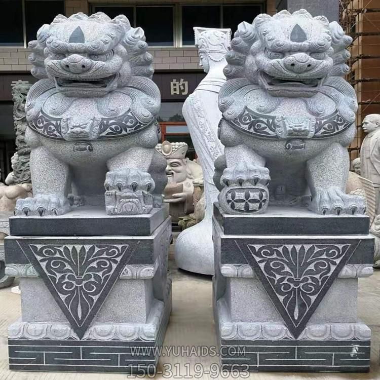 工厂企业青石石雕狮子雕塑