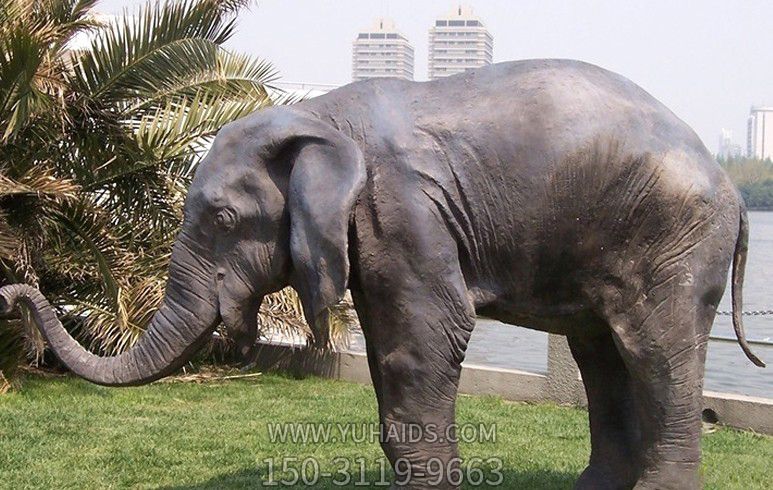 公园仿真动物景观大象雕塑
