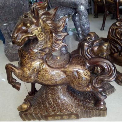 铸铜动物马雕塑