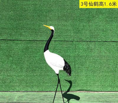 户外大型玻璃钢鹤雕塑
