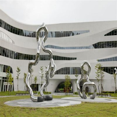 商业广场园林摆放不锈钢抽象艺术造型景观雕塑