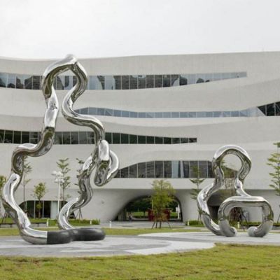 园林广场装饰不锈钢抽象艺术作品雕塑