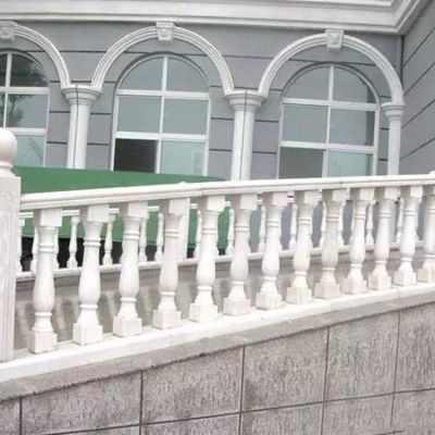 别墅楼梯扶手装饰汉白玉小欧式罗马柱防护栏杆