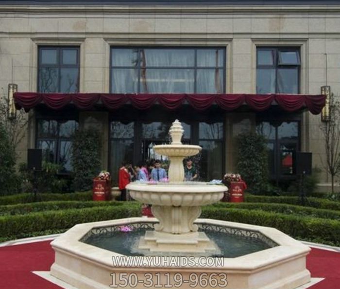 酒店广场景观欧式喷泉石雕雕塑