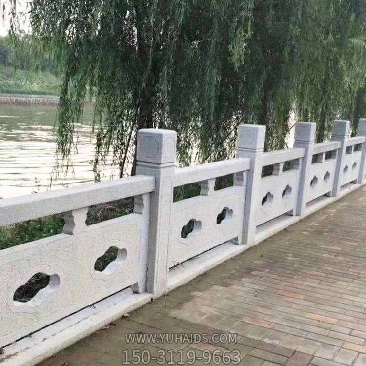 户外河道大理石石雕户外河道栏杆栏板雕塑