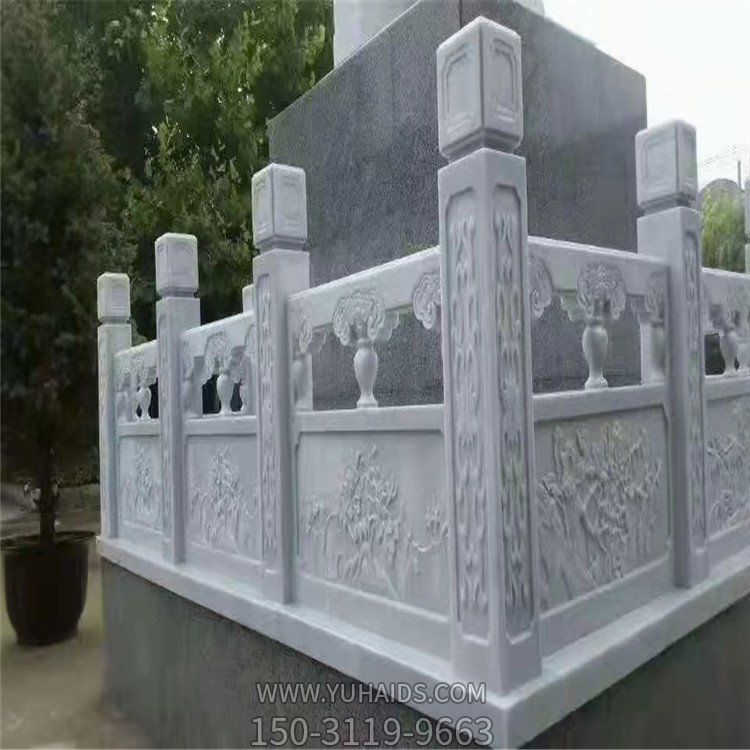 青石雕刻广场校园升旗台围栏景区仿古栏板雕塑