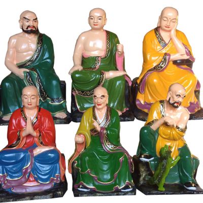 佛教禅宗二祖达摩玻璃钢神像雕塑