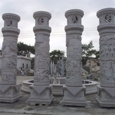 大理石广场文化柱