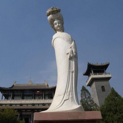 影视基地唐朝著名美女杨玉环景区人物雕塑