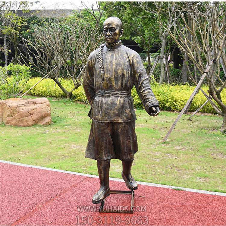 铜雕户外园林景观古代人物雕塑